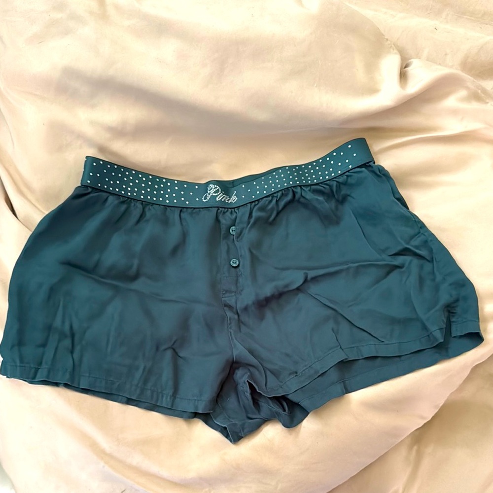 Pink Victoria secrete boxer shorts
